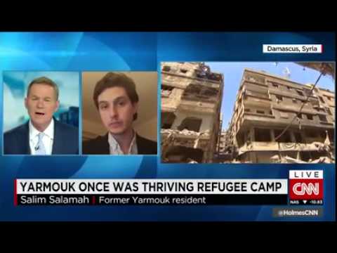 CNN News August 17 2015 Life in Yarmouk