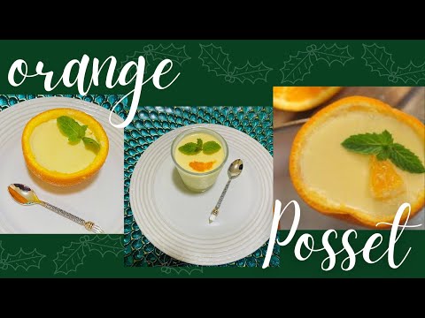 Orange Posset 🍊| Quick and Easy | by PriyaRK369 👑🦋