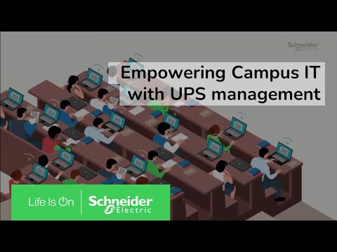 Empowering Campus IT with UPS management