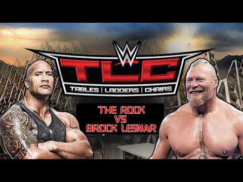 FULL MATCH | The Rock vs Brock Lesnar | Tables Ladders Chairs | WWE SmackDown