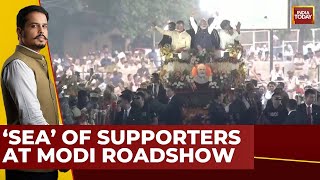 PM In Andhra: Sea Of Supporters Emerge In Visakhapatnam To Welcome PM Modi | Modi Andhra Roadshow