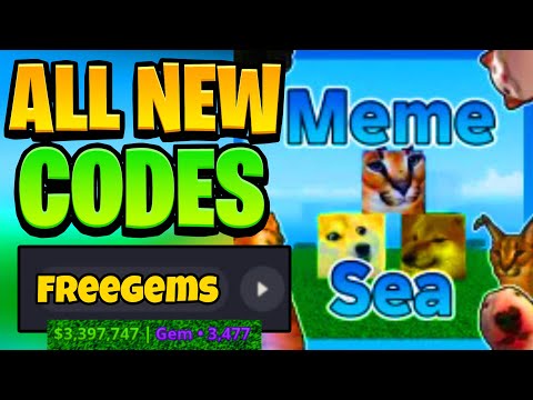 *NEW* ALL WORKING CODES FOR MEME SEA! ROBLOX MEME SEA CODES