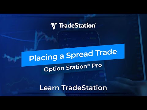 Placing a Spread Trade with OptionStation Pro