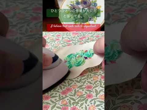 #shorts #short #shortvideo #embroidery #yumikosakuraembroidery #handembroidery