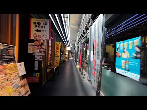 【東京編】新橋駅から始まる散歩：４K  Japan Shimbashi