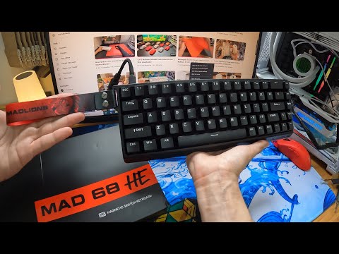 Teclado Magnético BOM e BARATO MADLIONS MAD68 HE