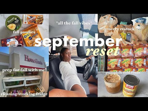 vlog: the ultimate FALL PREP🍁🍂 sahm life, homegoods, pumpkin cold foam, homegoods