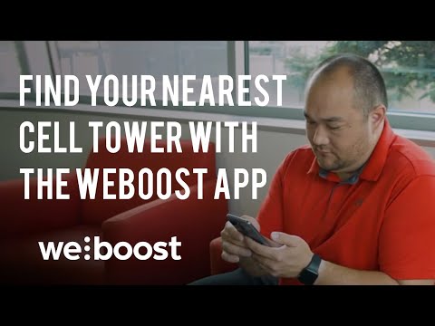 Find your nearest cell tower with the weBoost App | weBoost