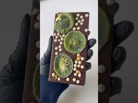 Dark Chocolate Kiwi Candy Bar