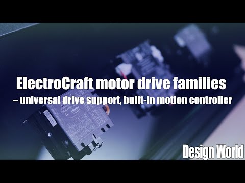 ElectroCraft motor drive families – universal drive support, built-in motion controller