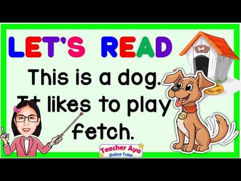 PRACTICE READING | ENGLISH READING LESSON FOR KIDS | Teacher Aya Online Tutor