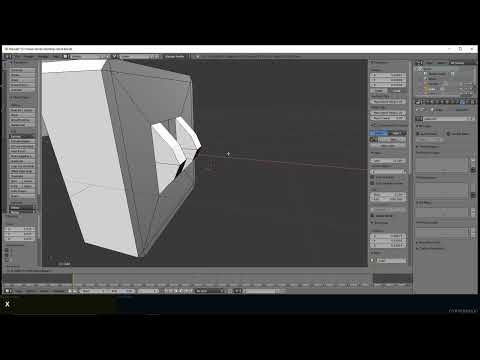 Part 3 of Module 1: Getting Started Intro to Blender Video 3 Modelling Part1