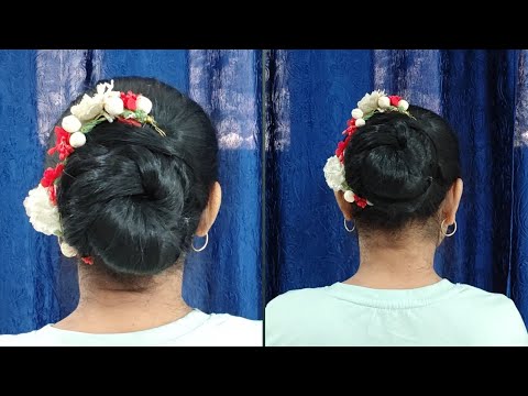 Easy Daily Use Hairstyles For Ledis 🤩 Easy Hairstyles For Long Hair ! Easy Bun With Rubber Band 🤩