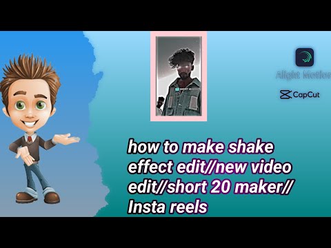 how to make shake effect edit//new video edit//short 20 maker// Insta reels