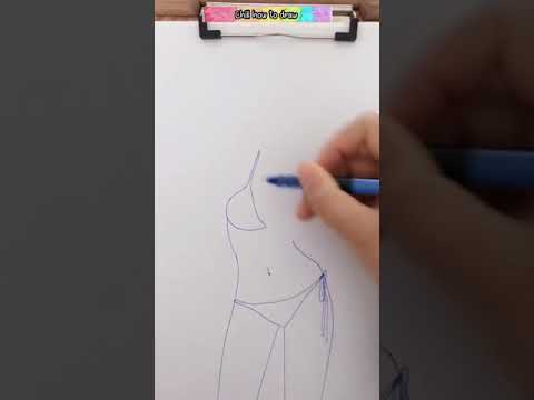 How to draw simple sexy girls #drawing #draw #painting I Chill how to draw