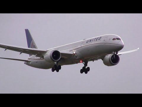 United Airlines ► Boeing 787-10 ► Landing ✈ Auckland Airport