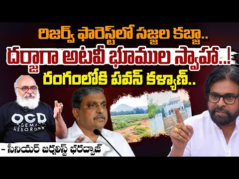 సజ్జల కబ్జా..దర్జాగా అటవీ భూముల స్వాహా! | Sajjala Ramakrishna Reddy Land Grabbing || Red Tv