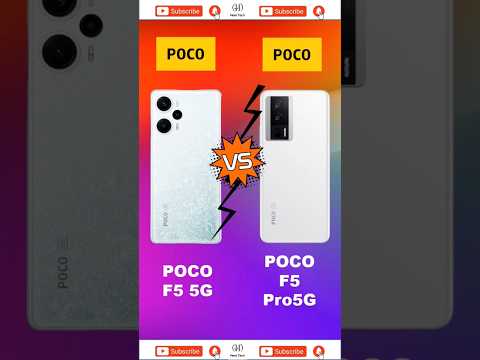 POCO F5 Vs POCO F5 Pro #shorts #pocof5