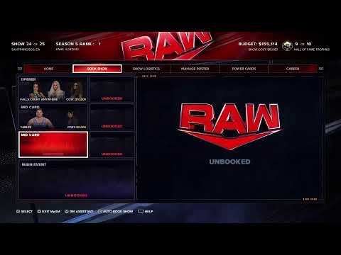 WWE 2k24 MyGM Mode S5 Part 9 Me vs. Harper vs The Chat: Road to Wrestlemania