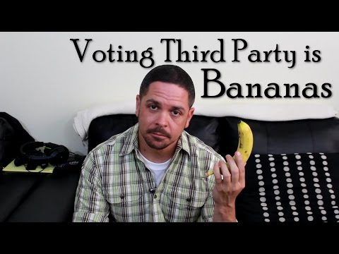 Voting Third Party is Bananas | Spoiler Effect