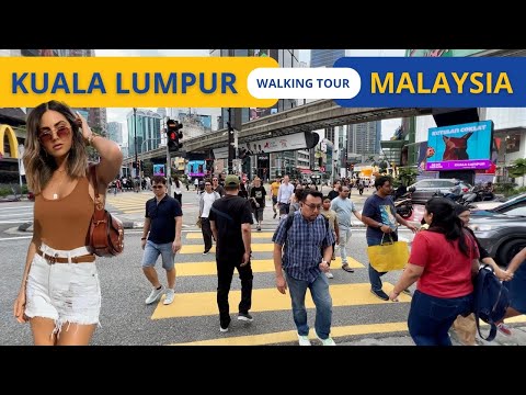 KUALA LUMPUR MALAYSIA 2024 🇲🇾 Bukit Bintang KLCC City centre WALK around