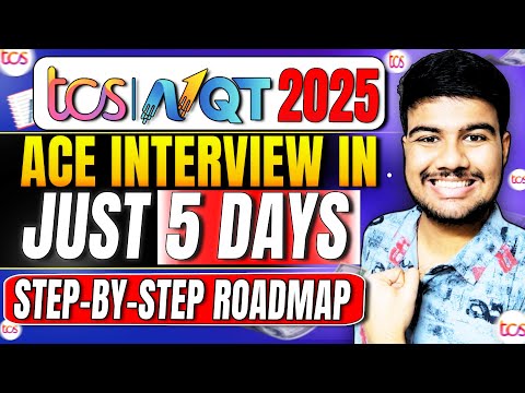 🚨Ace TCS NQT Interview in 5 Days! Your Ultimate Step-by-Step Guide🚀