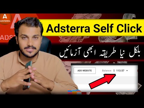 Adsterra New Self Clicking Earning | Adsterra Earning Boost 🤑 | Shoaib Akram