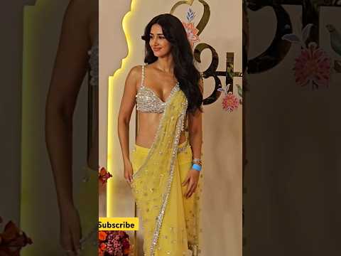 Disha Patni in Saree at Ambani Wedding #dishapatani #ambaniwedding