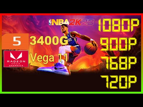 NBA 2k23 | Ryzen 5 3400G Vega 11 2x8 (2666MHz) 16GB RAM