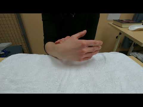 Hand injury exercise 18: Active wrist bending and straightening (flexion and extension)