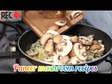 "Whispered Wonders: Creamy Paneer Mushroom Delight" #asmr  #cooking #asmrsounds