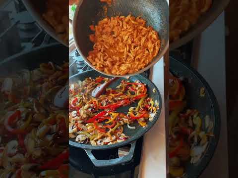 Chicken fajita bread 🥖 #cooking #abirzkitchen