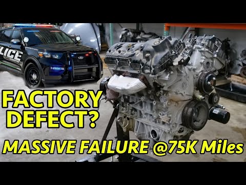 POLICE ENGINE BRUTALITY! '21 Explorer Cop Car 3.3L V6 Engine Destroyed By "Pursuit Mode" TEARDOWN!