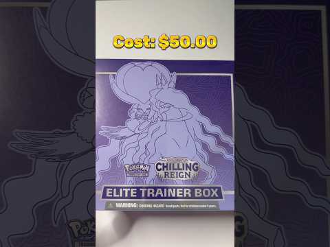 I Open a Pokemon Chilling Reign ETB