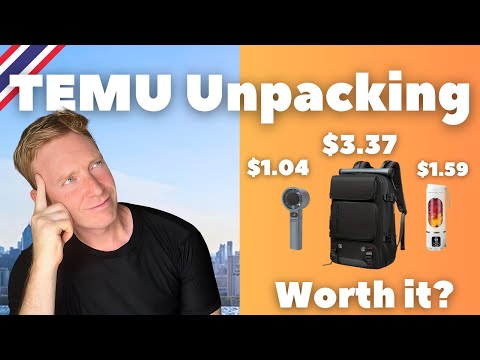 TEMU Unpacking in THAILAND - Online Shopping REVIEW