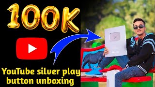 YouTube silver play button unboxing 📢100K special + Jyotish Marga