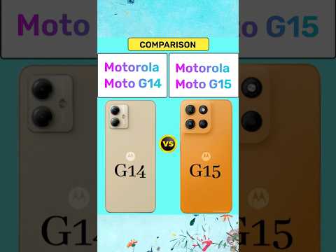 Motorola Moto G14 vs Motorola Moto G15