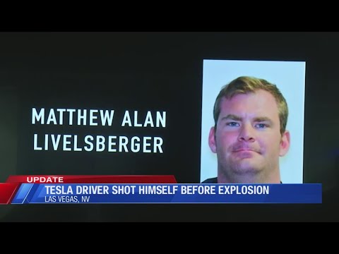 Tesla driver shot himself before explosion