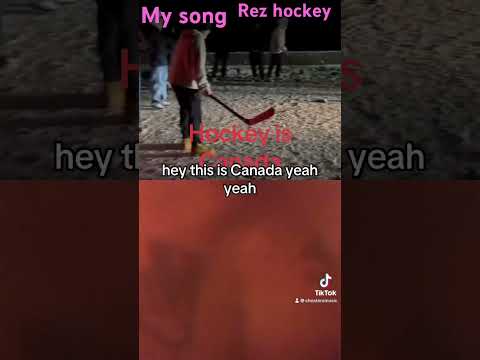 Hockey is Canada on the native reservation too.my Canada song #canadahockey #hockey #music #canucks