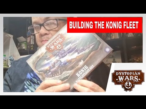 Let's play Dystopian Wars Part 1. Building the Konig Fleet