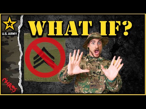 What if I want to stay an E4 in the Army?