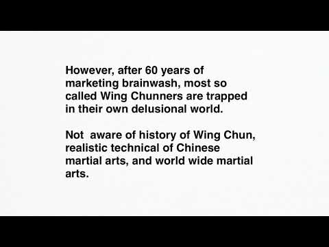 Wing Chun is a marketing illusion that is a waste of time and resources without proper education.