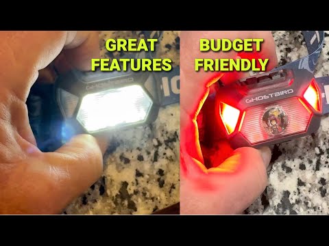 Super Inexpensive (Cheap, Under $15) Headlamp with Great Features ~ GhostBird Headlamp