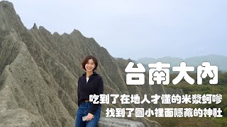 台南大內⛰️｜台灣南部小鎮來到了高手雲集的大內，吃到了在地人才懂的米漿蚵嗲，找到了藏在國小裡面的神社，喝芭樂美式，居然真的給了一顆芭樂！｜龍貓車站｜過去咖啡｜大內太上龍頭忠義廟｜台南旅遊｜台南大內美食