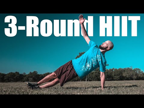 Bodyweight HIIT Workout - Scaled Options Available For Every Movement [Follow Along]