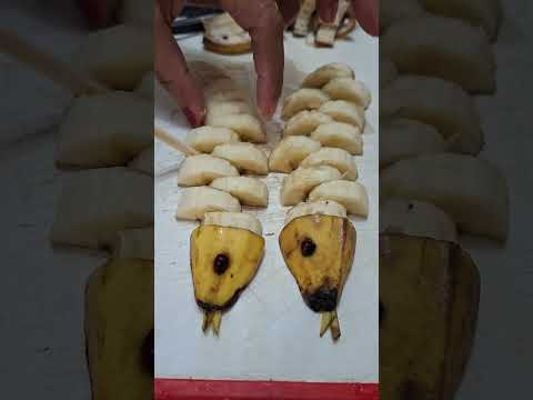 Banana art trick snake 😆 🤣 #shortvideo #1million #short