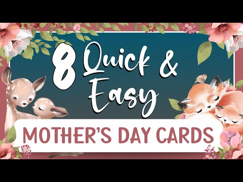 Easy, lovely MOTHER'S DAY Card Ideas and Designs | CARD MAKING TUTORIAL 2024 | Uniquely Creative