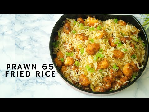 Prawn 65 Fried rice || Asheescookbook