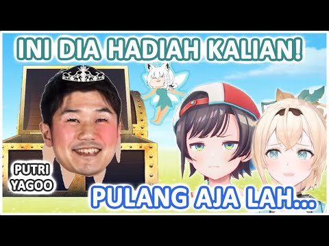 SUBARU, WATAME, IROHA & LUI Langsung Kecewa Melihat Hadiahnya Adalah Putri Yagoo | (Hololive Clips)