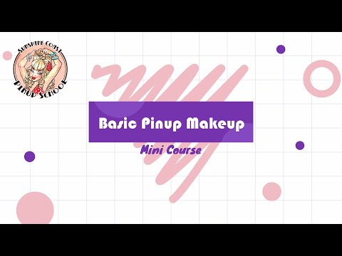 Basic Pinup Makeup Online Mini Course - Promo